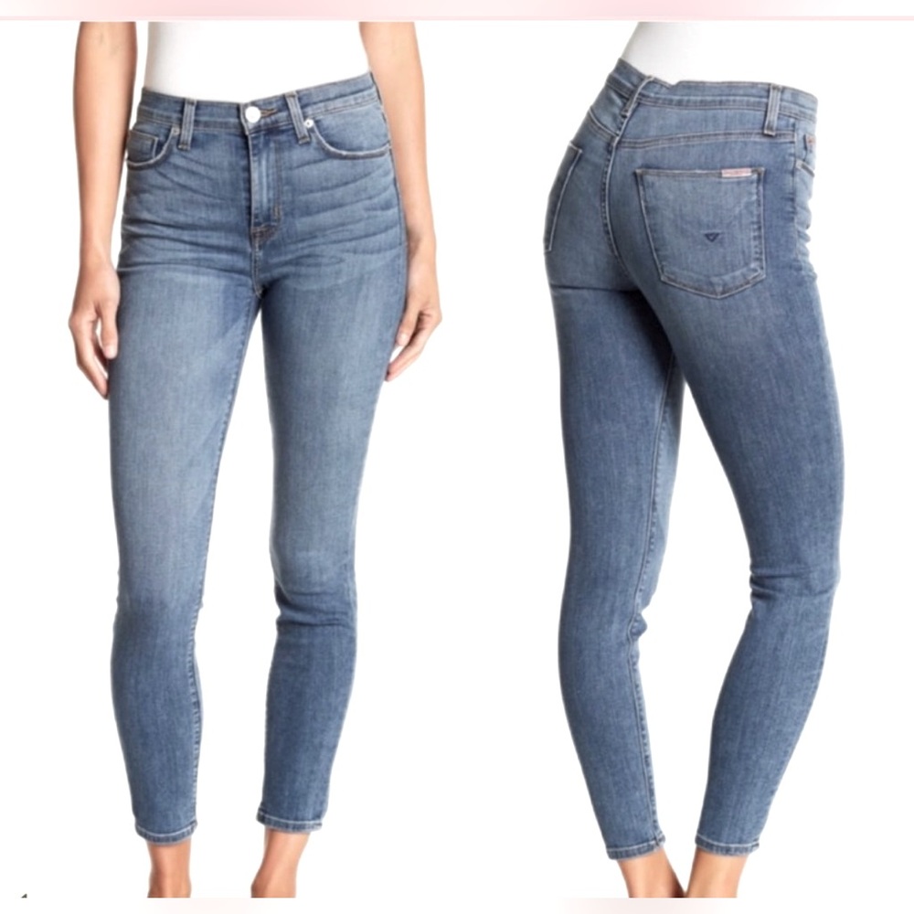 Hudson Blair Super Skinny High Rise Jeans in Wraith Wash